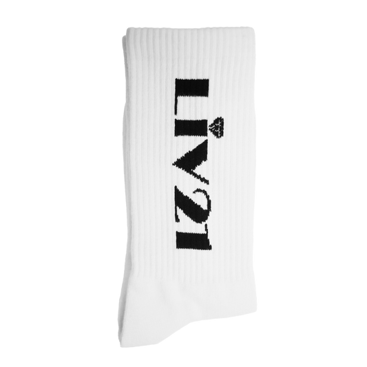 White Liv 21 Socks