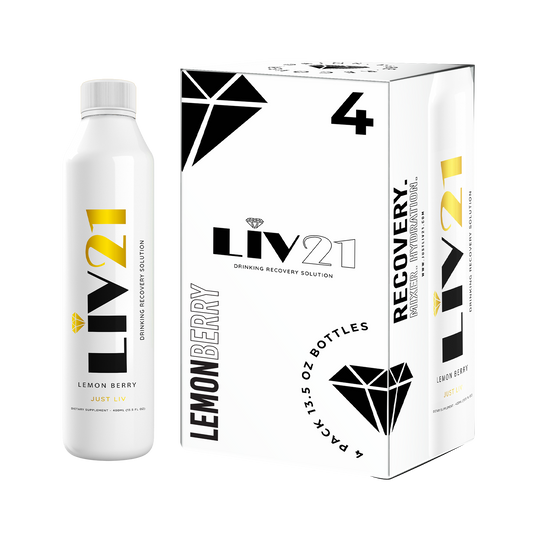LIV21 Recovery Drink LemonBerry Standard Bottle