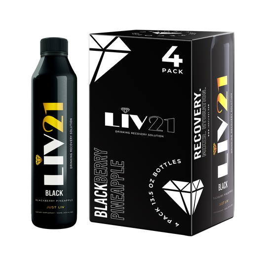LIV21 Recovery Drink Blackberry Pineapple Standard Bottle