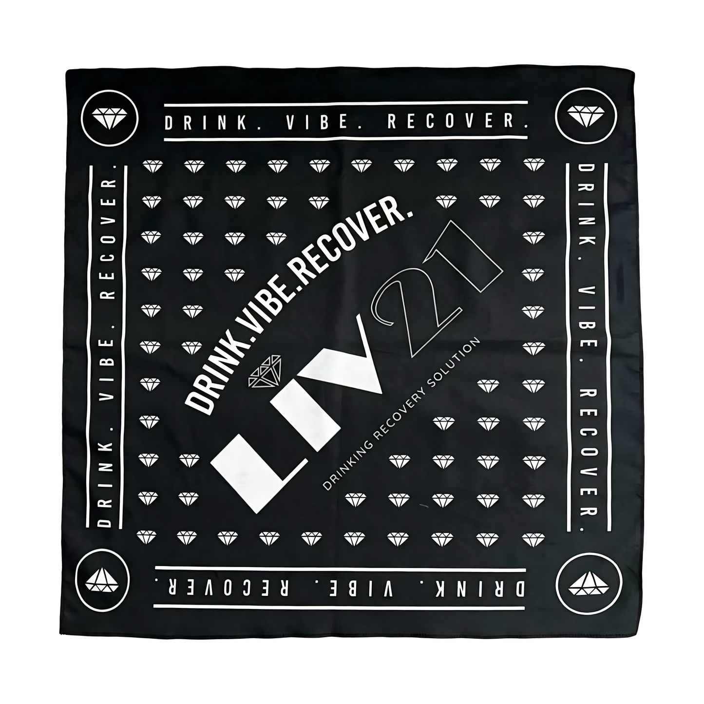 liv21 black bandana