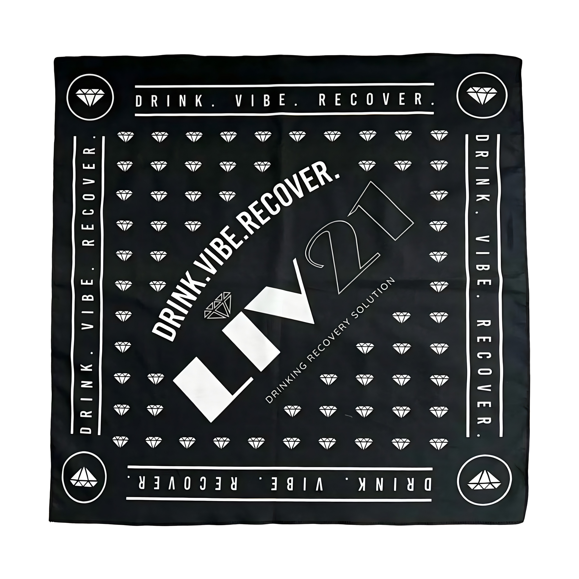 liv21 black bandana