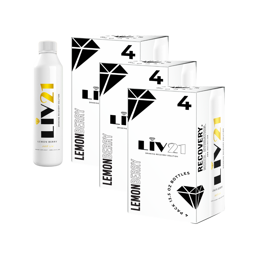 LIV21 Recovery Drink LemonBerry Standard Bottle