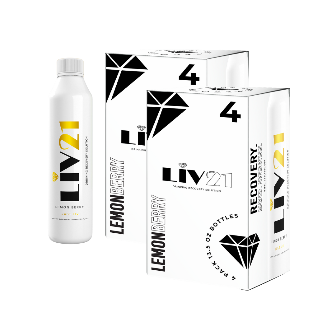 LIV21 Recovery Drink LemonBerry Standard Bottle